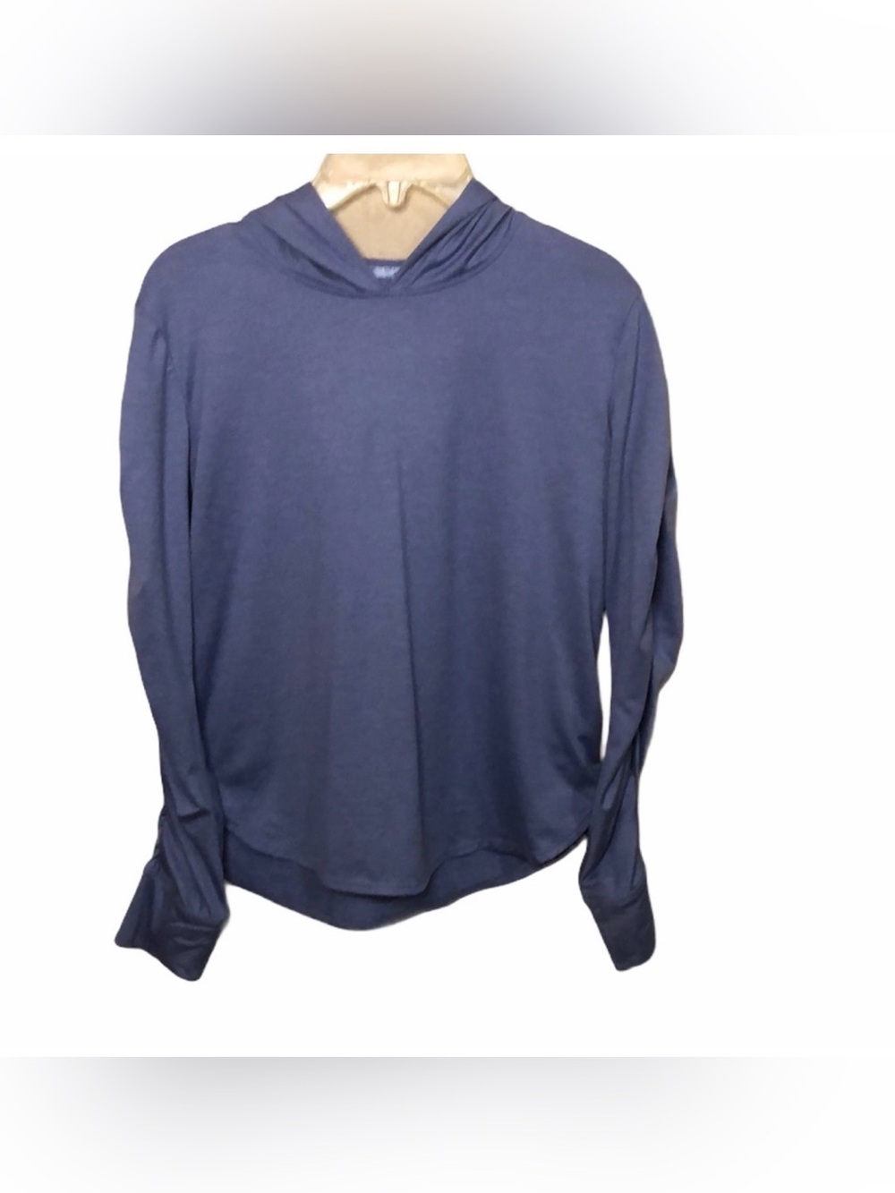 Athleta Girl Ruched Long Sleeve Hooded Top XL/14